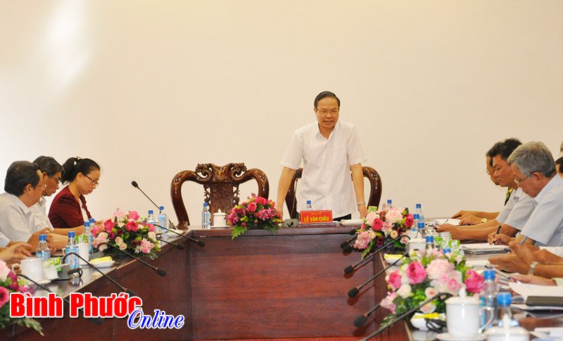 Ph&oacute; b&iacute; thư Tỉnh ủy L&ecirc; Văn Ch&acirc;u: Cần tăng cường đối thoại giữa chủ doanh nghiệp v&agrave; người lao động