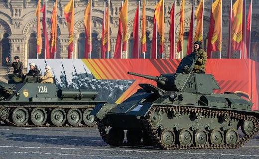 Nga tái hiện cuộc diễu binh lịch sử năm 1941 trên Quảng trường Đỏ