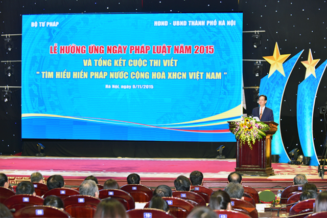 Thủ tướng: Phấn đấu để mỗi ng&agrave;y trong năm đều l&agrave; ng&agrave;y ph&aacute;p luật