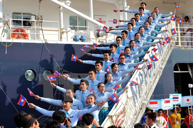 Tàu Thanh niên Đông Nam Á và Nhật Bản lần thứ 42 rời Việt Nam