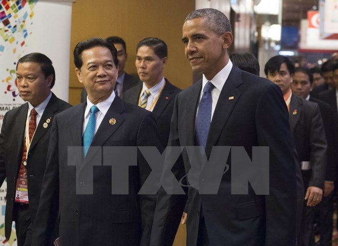 Thủ tướng Nguyễn Tấn Dũng gặp Tổng thống Mỹ Barack Obama