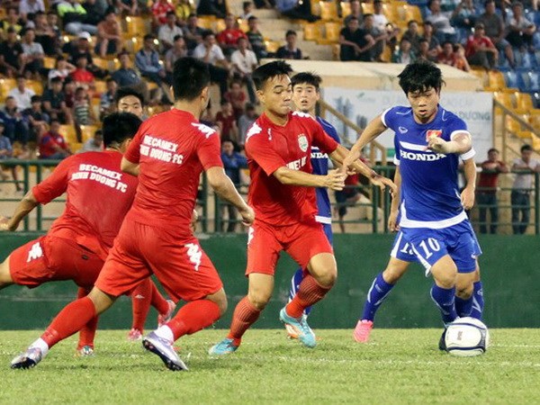 Công Vinh, Công Phượng tỏa sáng, U23 Việt Nam hòa Bình Dương