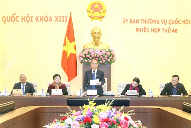 Khai mạc Phi&ecirc;n họp thứ 46 Ủy ban Thường vụ Quốc hội kh&oacute;a XIII