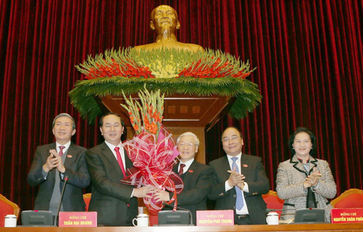 Tổng B&iacute; thư Nguyễn Ph&uacute; Trọng t&aacute;i đắc cử