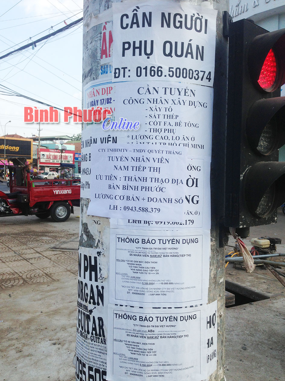 Cần xóa bỏ quảng cáo, rao vặt trái phép