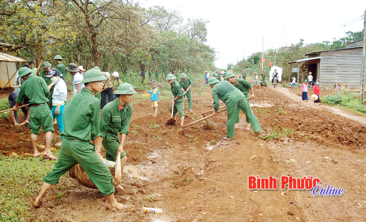 Tuổi trẻ LLVT tỉnh xung k&iacute;ch tr&ecirc;n mặt trận x&acirc;y dựng v&agrave; bảo vệ Tổ quốc