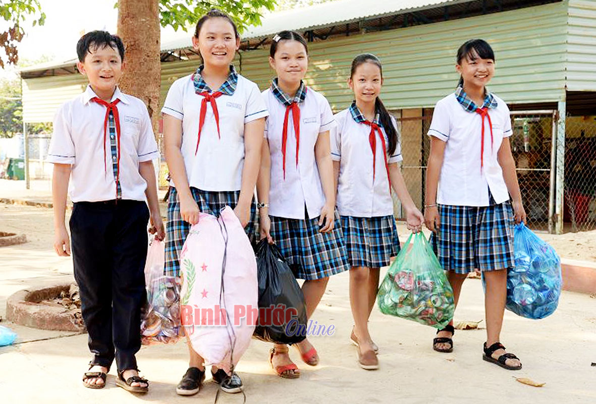 Trường THCS An Lộc: Tuổi nhỏ làm việc nhỏ
