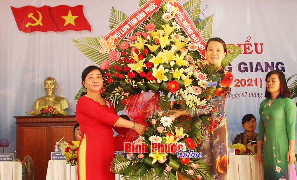 Đại hội đại biểu Hội LHPN x&atilde; Long Giang