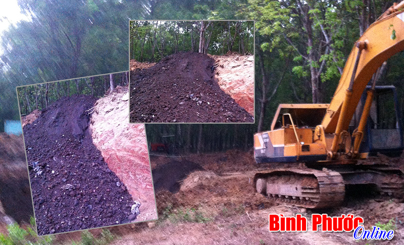 Nhân dân và lực lượng chức năng xã Tiến Thành truy tìm “mùi hôi lạ”