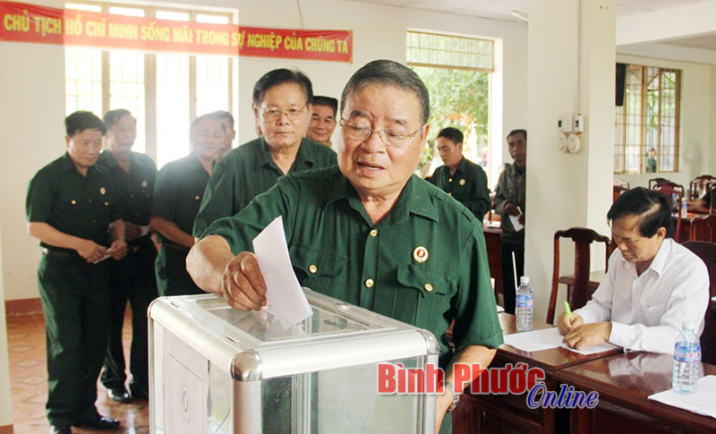 Năm 2015, Hội CCB tỉnh B&igrave;nh Phước c&oacute; 12 đơn vị ho&agrave;n th&agrave;nh xuất sắc nhiệm vụ