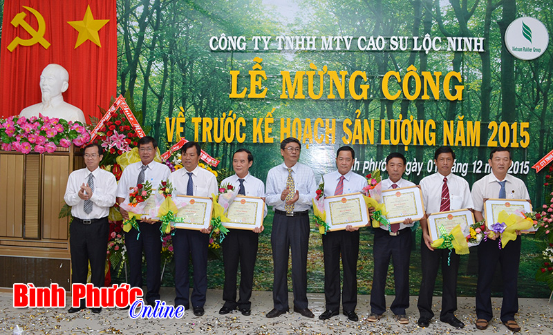Công ty cao su Lộc Ninh: Dẫn đầu Đông Nam bộ về trước kế hoạch sản lượng