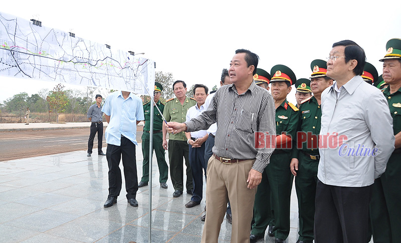 [Video] Chủ tịch nước Trương Tấn Sang thăm và làm việc tại Bình Phước
