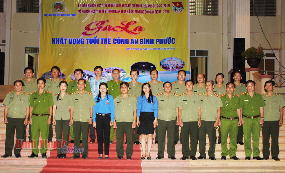 Đêm Gala “Khát vọng tuổi trẻ Công an tỉnh Bình Phước”