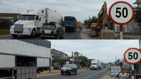 Th&aacute;o dỡ ngay biển hạn chế tốc độ &le; 50km/giờ