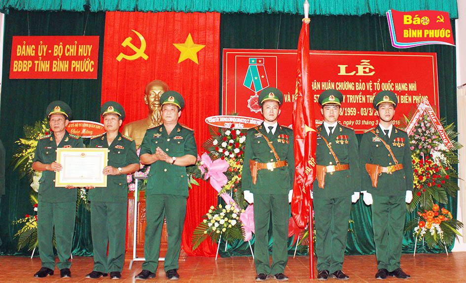 [Video] Bộ đội Biên phòng Bình Phước đón nhận Huân chương bảo vệ Tổ quốc hạng Nhì