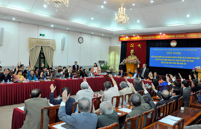 MTTQ Việt Nam c&oacute; 5 người ứng cử Đại biểu Quốc hội