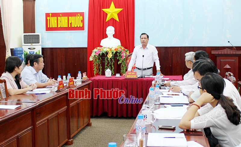 Văn ph&ograve;ng UBND tỉnh tổ chức hội nghị lấy &yacute; kiến g&oacute;p &yacute; của cử tri