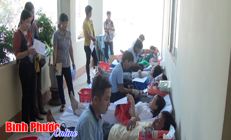 Trên 300 tình nguyện viên hiến máu nhân đạo