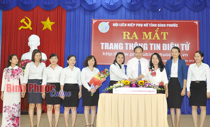 Ra mắt trang thông tin điện tử Hội Liên hiệp Phụ nữ tỉnh