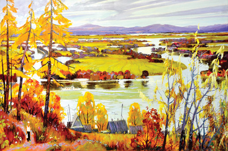 Triển l&atilde;m mỹ thuật đương đại Nga - Việt &ldquo;Bắt tay c&ugrave;ng nhau&rdquo;