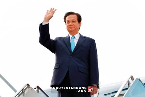 Thủ tướng l&ecirc;n đường dự Hội nghị Cấp cao đặc biệt ASEAN-Hoa Kỳ