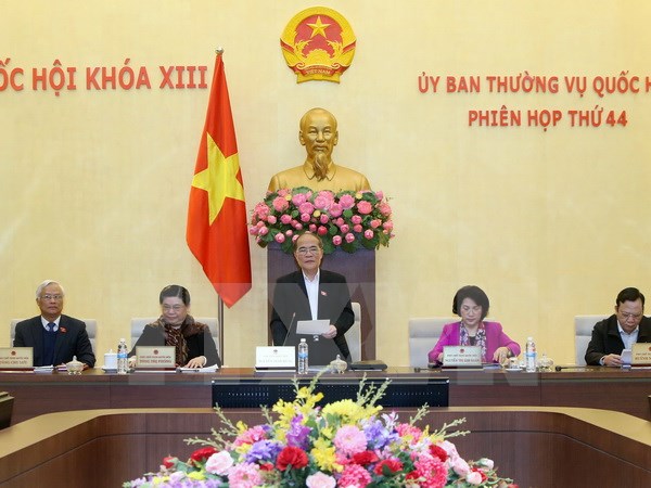 Khai mạc Phi&ecirc;n họp thứ 44, Ủy ban Thường vụ Quốc hội Kh&oacute;a XIII
