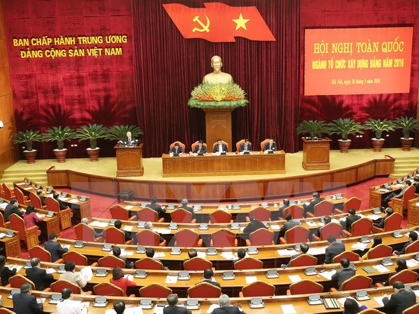 Hội nghị to&agrave;n quốc ng&agrave;nh Tổ chức X&acirc;y dựng Đảng năm 2016