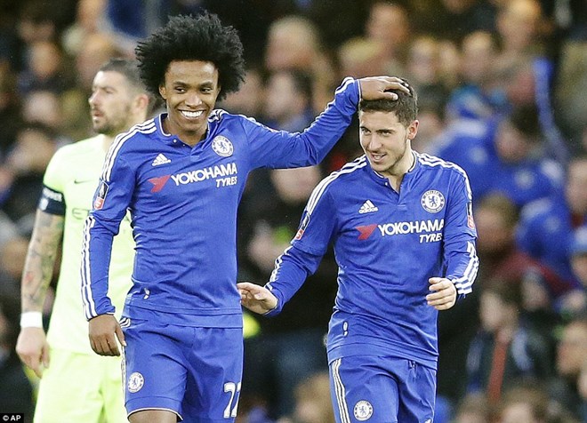 Chelsea thẳng tiến tứ kết FA Cup sau màn vùi dập Manchetser City