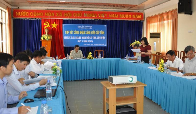 Công nhận 17/63 sáng kiến cấp tỉnh của khối sở, ban, ngành, đoàn thể