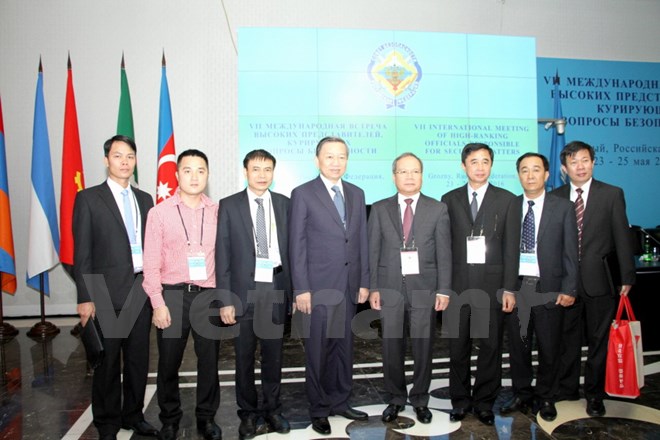 Thượng tướng T&ocirc; L&acirc;m tham dự Hội nghị quốc tế quan chức an ninh