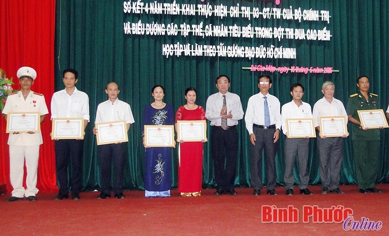 5 năm thực hiện Chỉ thị 03 ở B&ugrave; Gia Mập