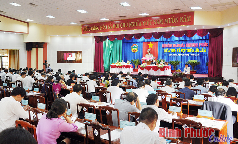 HĐND tỉnh B&igrave;nh Phước tổ chức kỳ họp cuối nhiệm kỳ 2011-2016