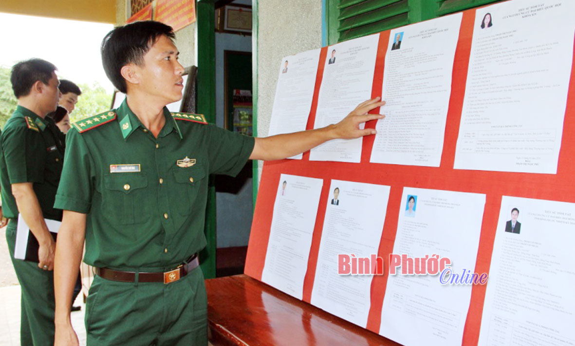 Đồn bi&ecirc;n ph&ograve;ng Cầu Trắng sẵn s&agrave;ng cho ng&agrave;y bầu cử