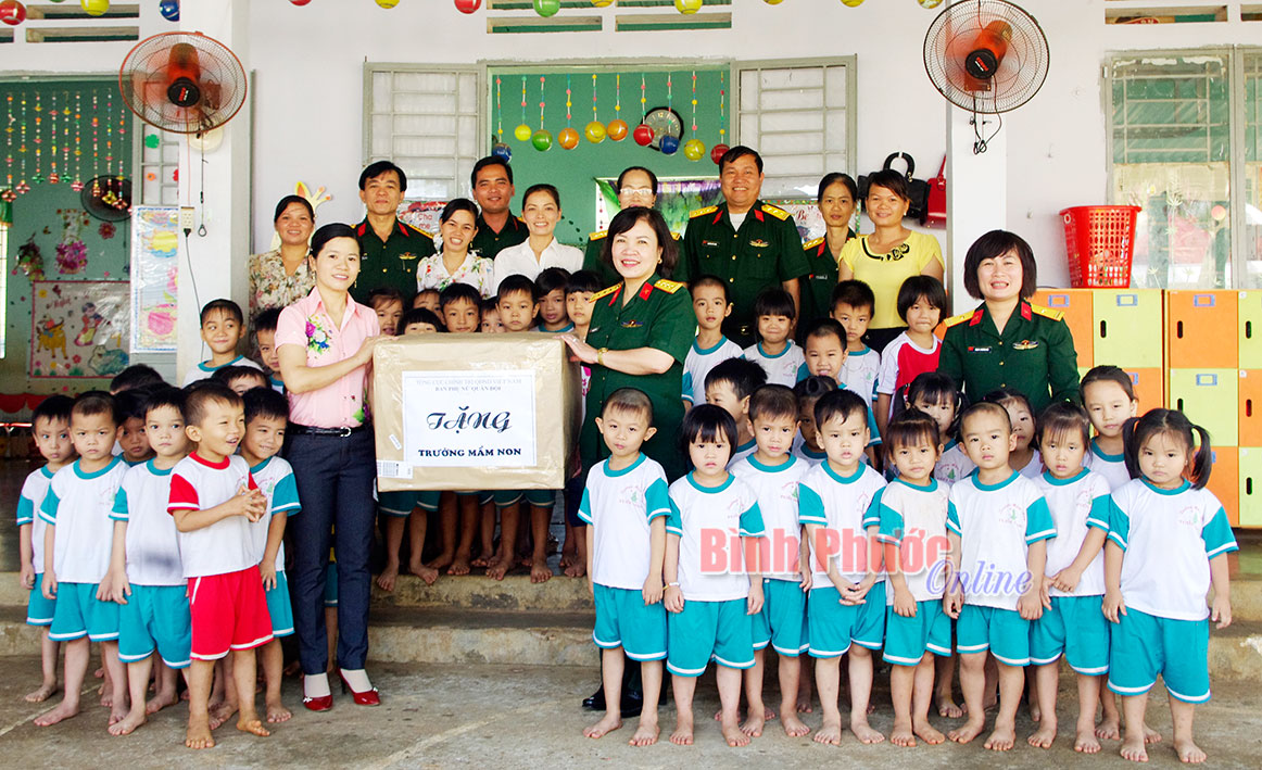 Binh đoàn 16 làm tốt công tác giáo dục mầm non