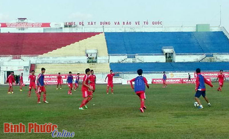 Vòng 3 giải bóng đá hạng nhất quốc gia Kienlongbank 2016: Bình Phước tiếp Đắk Lắk trên sân nhà