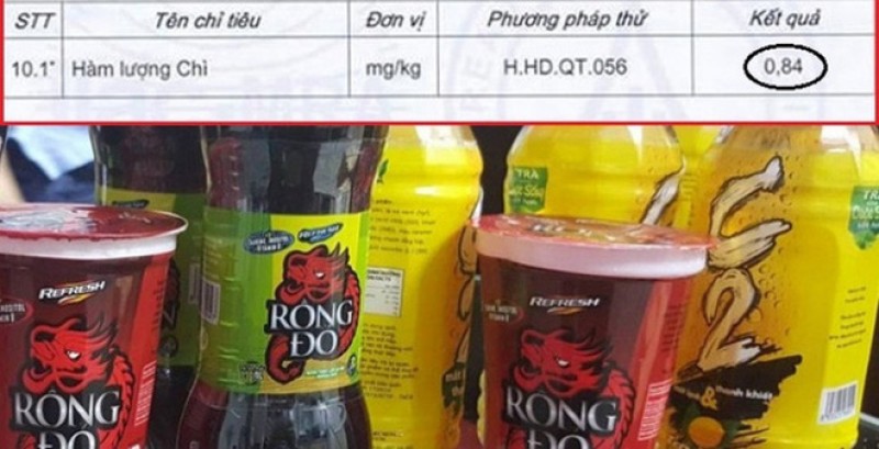 Thêm 2 lô C2 và Rồng đỏ bị dừng lưu hành vì nhiễm chì