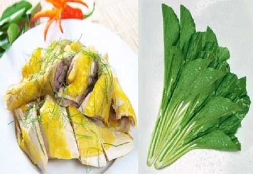 Những loại rau, thực phẩm cấm ăn cùng thịt gà?