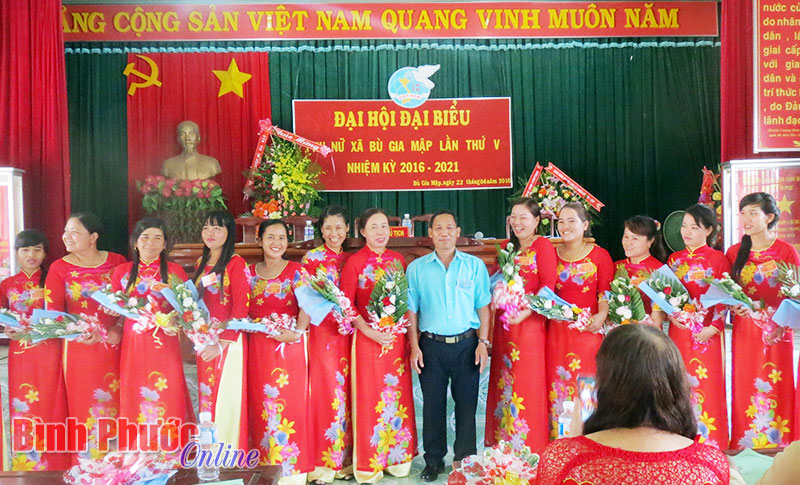 Đại hội Đại biểu Hội Phụ nữ x&atilde; B&ugrave; Gia Mập nhiệm kỳ 2016 - 2021