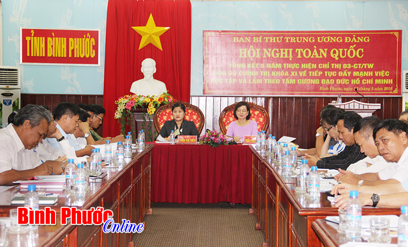 Tổng kết 5 năm thực hiện Chỉ thị 03 của Bộ Ch&iacute;nh trị