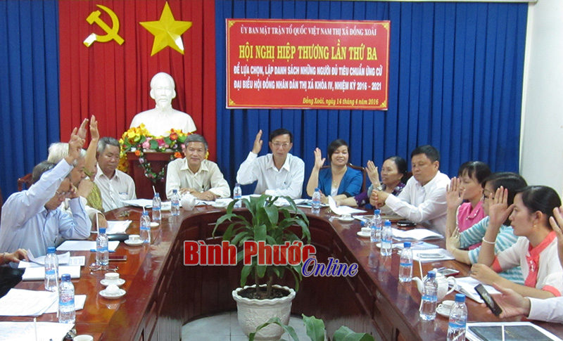 B&ugrave; Đăng, Đồng Xo&agrave;i, B&ugrave; Đốp chốt danh s&aacute;ch ch&iacute;nh thức ứng cử vi&ecirc;n đại biểu HĐND huyện