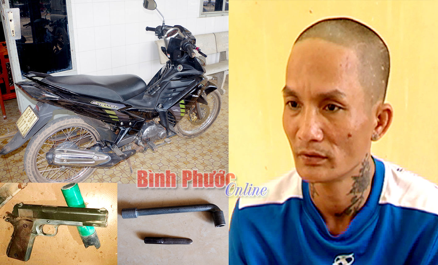 Bắt t&ecirc;n trộm mang theo s&uacute;ng