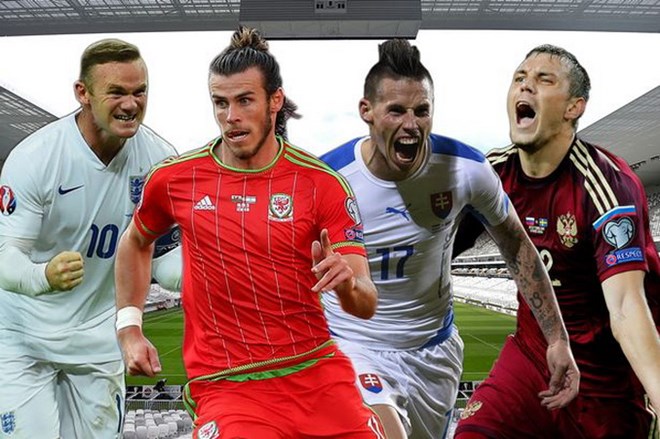 Danh sách chi tiết cầu thủ bảng B dự vòng chung kết EURO 2016