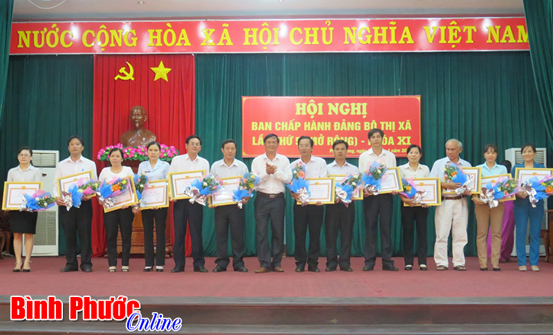 Hội nghị Ban Chấp h&agrave;nh Đảng bộ Phước Long, Đồng Xo&agrave;i mở rộng