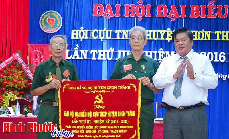 Đại hội đại biểu Hội cựu thanh ni&ecirc;n xung phong huyện Chơn Th&agrave;nh lần thứ III
