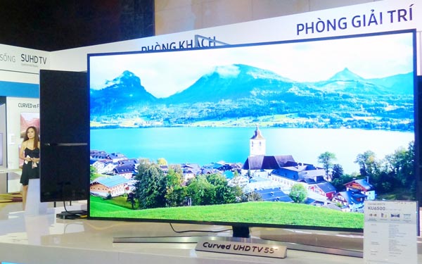 Samsung ra mắt dòng tivi màn hình lượng tử