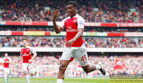 Arsenal tăng lương gấp 3 lần cho sao trẻ Alex Iwobi