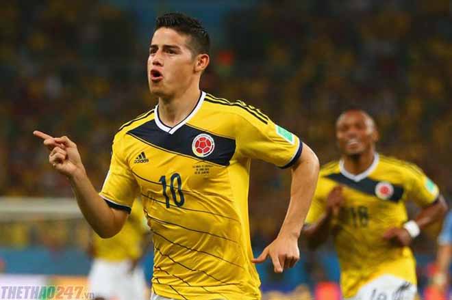Thị trường chuyển nhượng: James Rodriguez đến MU với giá 50 triệu bảng?