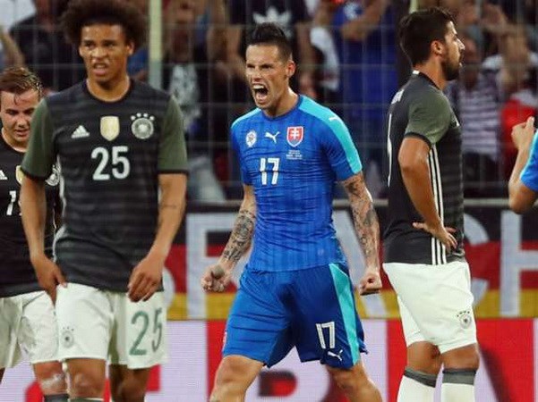 Slovakia sẵn sàng cho EURO sau chiến thắng bất ngờ trước Đức