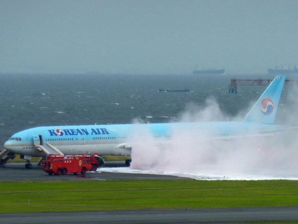 Mỹ, Nhật, Hàn điều tra vụ cháy động cơ máy bay của Korean Air