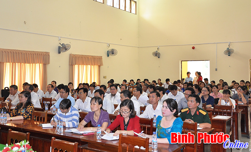 Đồng Xo&agrave;i tổ chức hội nghị hướng dẫn người ứng cử đại biểu HĐND thị x&atilde;